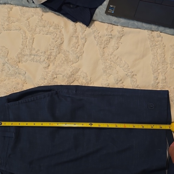 Mens Hang Ten Blue Flat Front Board Shorts Size 36 NWOT - Picture 7 of 8